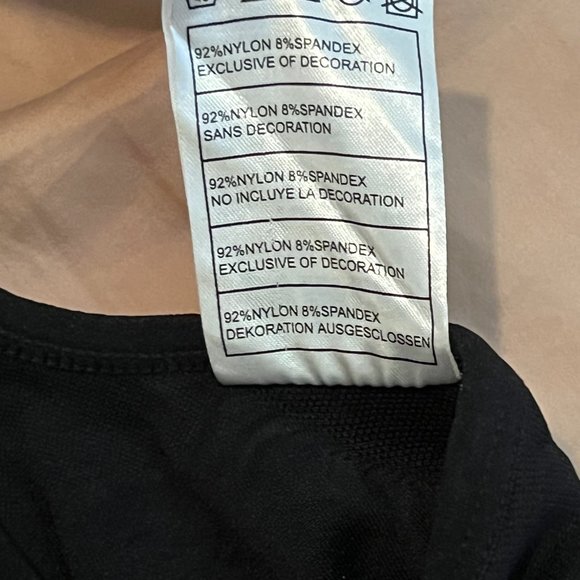 ❤️ NWOT ❤️ Prince Black Tank Top Size S Nylon & Spandex - Picture 11 of 14